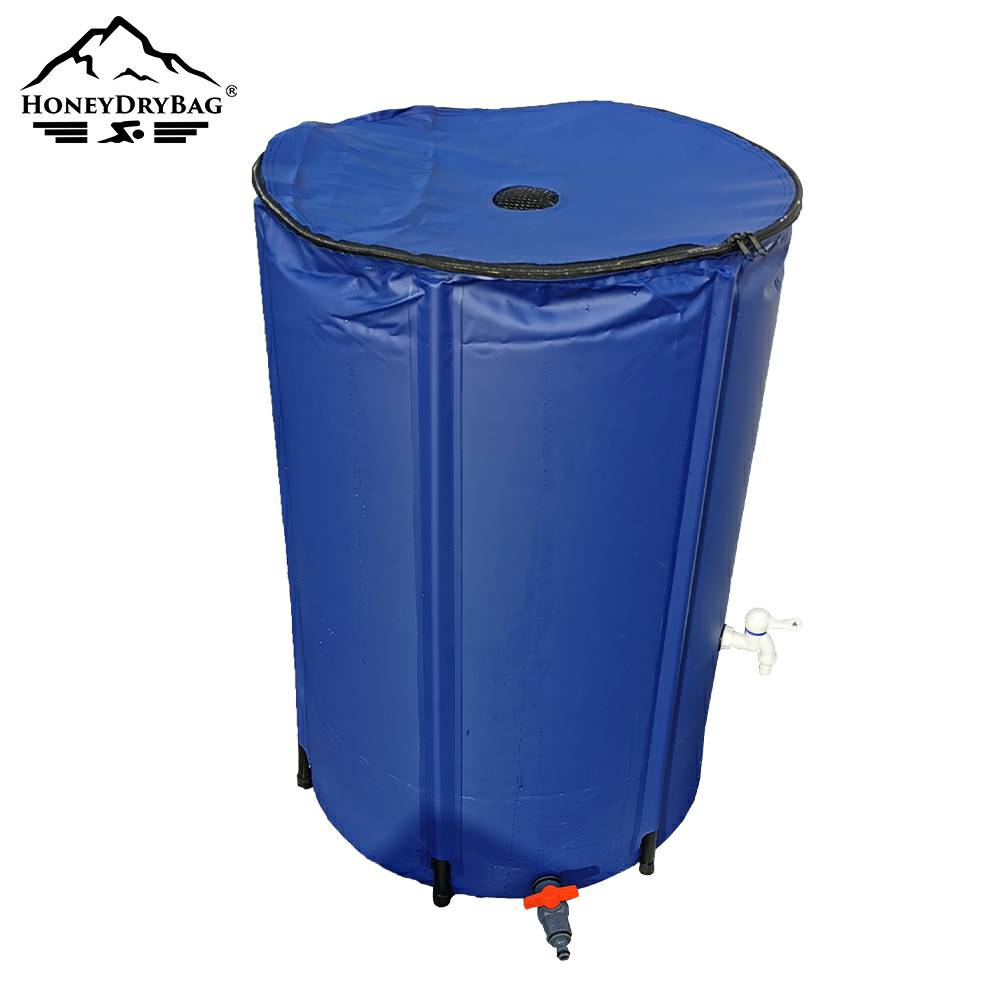 PVC Compressible Rain Barrel, Portable Rain Water Collector, Collapsible Water Storage Tank