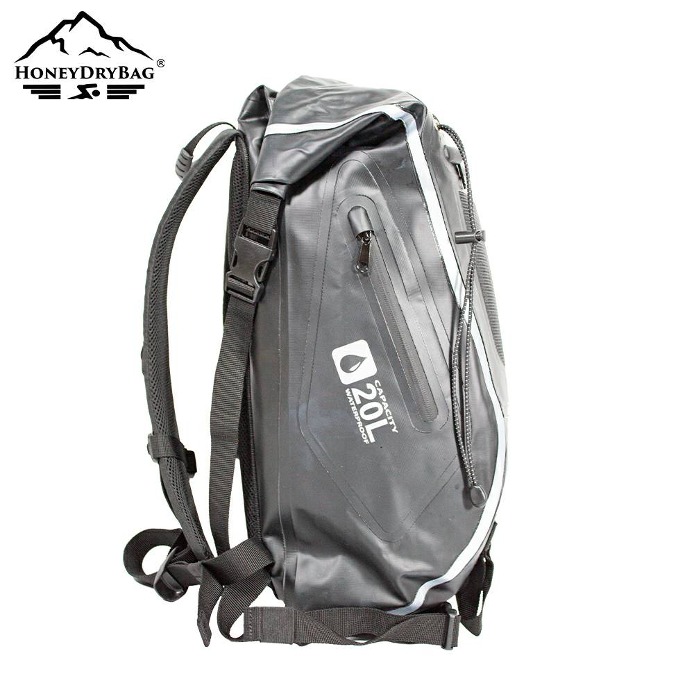 Tarpaulin Waterproof Camping Backpack with Laptop Case