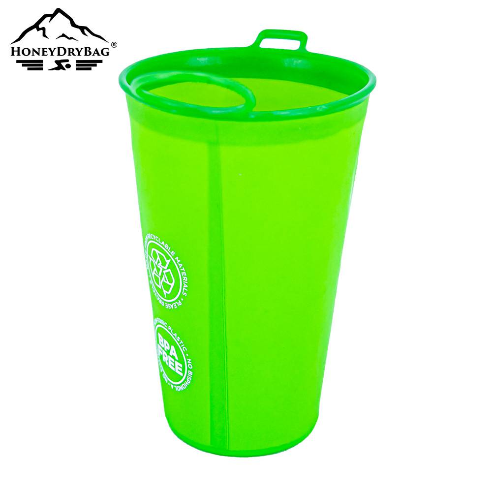 200ml BPA Free TPU Collapsible Soft Water Cup for Running Hiking Camping