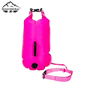 Dual Airbag and Handle Swimming Safety Buoy with Waterproof Bag